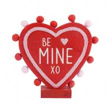 Adornos decorativos románticos en forma de corazón para el día de San Valentín, bolas decorativas con forma de corazón rojo, arreglo para ambiente festivo, recomendación de regalo para el día de San Valentín, herramienta mágica para confesión de pareja, caja de regalo de amor para una casa romántica. - Rojo - Ver 1