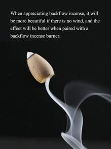 85g, Agarwood, Backflow Incense, Incense, Long-Lasting Fragrance, Fast Smoke, Home Indoor, Tea Ceremony Yoga Office Incense, Purify The Air, Soothe Emotions, Invigorate The Spirit, Calm The Nerves And Help Sleep - Agarwood - View 2