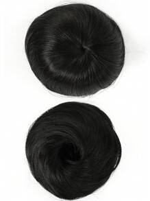 1 件装 4 英寸合成发髻 束带发髻 假发 灵活可调节 棕色黑色金色发髻 马尾辫 女式 - 彩色 - 查看 26