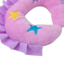 18 英寸美国女孩娃娃配件：眼罩和 U 形枕头 - 紫色 - 查看 5