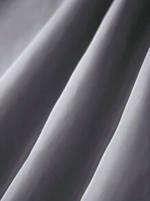 Women Spring Summer Packable Rain Jacket Outdoor Hooded Windbreaker With Adjustable Drawstring Daily Streetwear - Grey - View 6