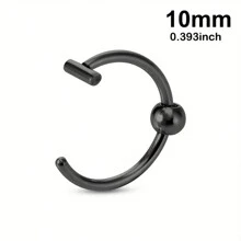 1/3pcs Fake Lip Ring Fake Piercing Stainless Steel Fake Nose Ring Septum Non Piercing Punk Women Body Jewelry