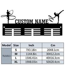 1pc Personalized Custom Football Medal Holder, Custom Name Custom Football Medal Hanger, Metal Display Awards Wall Metal Art For Living Room