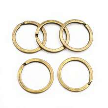 20Pcs 25-30mm Metal Key Ring Laveros Clasp Findings Key Chain Split Ring DIY Jewelry Making Accessories Findings - Split Ring - View 6