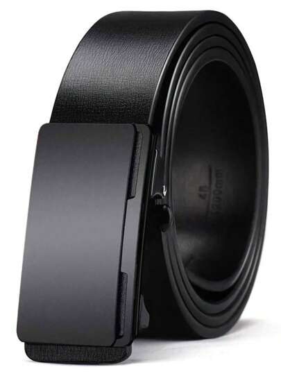 男士棘轮皮带，带自动扣的棘轮正装皮带，适合男士礼物、情人节礼物，8-黑色_服装、鞋子和珠宝适合青少年夏季休闲户外运动或度假旅行或毕业礼物或生日礼服配饰或日常穿着