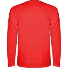 Roly Childrens/Kids Montecarlo LongSleeved Sports TShirt (Red) - 150gsm 100% Polyester - Red - View 2