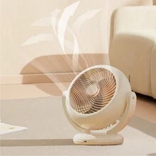 1 件 3 档新款摇头迷你风扇充电长寿命便携式小风扇桌面 USB 台式风扇