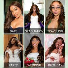 PAZAT Wear And Go Pre Plucked Pre Cut 4*4 5*5 Lace Glueless Wigs 13x4 Body Wave Lace Front Wigs Human Hair Pre Plucked 200% Density HD Full Lace Frontal Wigs With Baby Hair Colored Wigs For Women Short Bob Wigs(6inch)