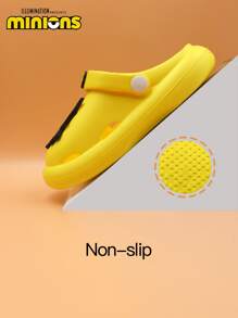 Minions 凉鞋、鞋子、镂空凉鞋、防水透气穿孔凉鞋，适合夏季/秋季、休闲户外/通勤、卡通可爱柔软浴室室内和家居 - 适合男孩和女孩、儿童