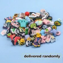 100 件什锦硅胶珠 DIY 工艺套件，带串珠笔和钥匙扣吊坠配件，男女通用手工礼物，5/30/50/100 件灵活数量（不限于图片所示款式，随机混合发货）