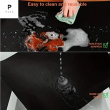 Almohadilla de barbacoa antiadherente de Teflon - Negro - Ver 2