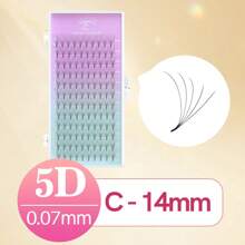SONG LASHES 4D 5D Sharp Thin Pointy Base Premade Fans Eyelash Extensions Make Up Tool For Salon Beauty C D Curl Lash Clusters, Eyelash Clusters, Individual Eyelashes, Lashes, Fake Lashes - Black - View 25