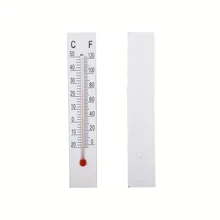 Thermomètre extérieur, thermomètre intérieur, thermomètre sur carte en papier, thermomètre sur carte, 8,5 * 1,5 CM
