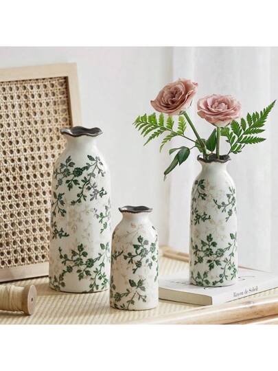 Retro Mini Crackle Ceramic Flower Vase, Single Stem Hydroponic Vase Rustic Bloemen Arrangement, Birthday Graduation Home Room Glass