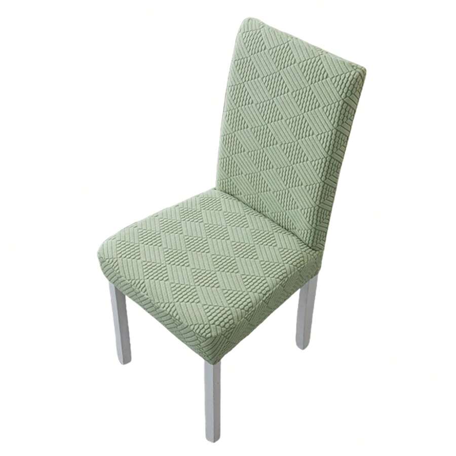 Chair Covers For Dining Chairs Solid Removable Washable Universal Stretch Chair Slipcovers - Green - View 1
