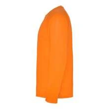 Roly Mens Montecarlo LongSleeved Sports TShirt Activewear (Fluorescent Orange) - 150gsm 100% Polyester