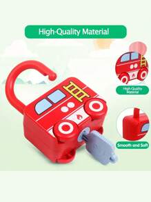 Inspiring Imagination: Early Learning Train Lock - Creative Key Matching Game (3-6 Years Old) Children's Educational Toy Set - Colorful Keys And Lock Puzzles, Train Track Toys - Enhance Positive Thinking And Hands-On Abilities - Perfect Birthday Or Holiday Gift For Parents And Kids