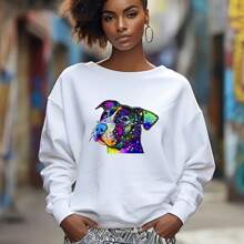 1pc/2pcs/3pcs Pitbull Iron On Heat Transfer Vinyl Stickers - Decor Decals For Clothes, T-Shirt, Hoodies, Pillows, Hats, Bags