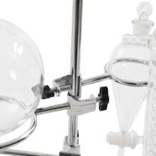 HYYKJ-US 500ml Distillation Apparatus For Home Glass Steam Distillation Apparatus Kit Distilling Set With Flask Essential Oil Extraction Maker Organic Chemistry Lab Glassware Equipment - 1 - View 9