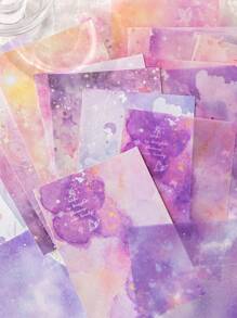 CANDY POETRY 20 张/包渐变色剪贴簿纸、DIY 装饰背景、节日礼物、手工拼贴材料、个性化剪贴簿规划、创意学校用品、学校用品、返校