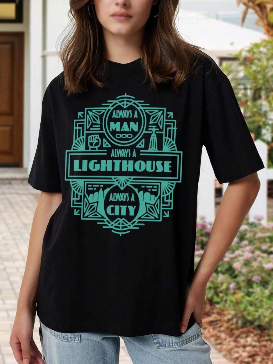 BIOSHOCK - Always A Man Always A Lighthouse Always A City. Perfect For Women's Women T-Women's Shirt.
