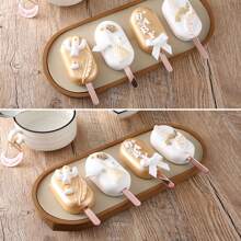 Acrylic Cakesicle Popsicle Sticks, 50 Pcs Reusable Acrylic Sticks For Ice Cream Gold Mirror Popsicle Sticks For DIY Ice Cream Making - Transparent - View 10