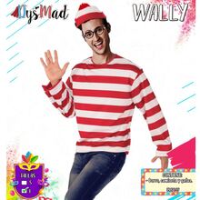 Willie Set Of Three Pieces (Sombrero + Gafas + Camiseta) Costume For One Piece For Adults L, Mono Costume For Halloween, Costume For Carnival