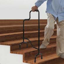 Elderly Stair Lift Assist Devices Step Helper Stair Climbing Assist Cane - Black - View 1