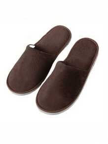 5 pares de pantuflas de lujo, suela de EVA súper suave antideslizante, estilo casual, lavables a mano/máquina, pantuflas unisex para interiores, para todas las estaciones