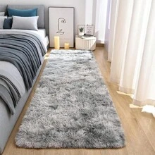 推荐 1 件橙色毛绒布艺地毯，柔软舒适温暖毛茸茸易于清洁的脚下毛茸茸装饰地毯，适用于卧室、靠窗座位、客厅、休闲区、娱乐区和其他室内空间 - 橘色 - 查看 7