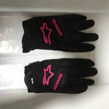 Alpinestars 骑行自行车手套男女 MTB ATV BMX 越野摩托车手套山地自行车单车越野摩托车赛车手套 - 玫紅色 - 查看 6