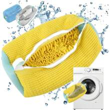 Bolsa de lavado de zapatos para lavadora, bolsa de lavandería para lavadora y secadora, bolsa reutilizable para lavar zapatos en la máquina, bolsa para todo tipo de zapatos