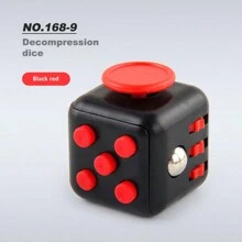 Multi-Color Cube/Dice Toy, Creative Stress Relief Toy For Teenagers And Adults, Fidget Desk Decor