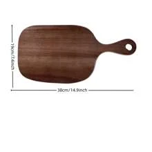 1 pieza Bandeja de madera natural y elegante, asimétrica, de estilo rústico para decoración del hogar, estilo japonés, bandeja de madera multiusos adecuada para sushi, pasteles, pastelería, hornear, jabón, toallas, accesorios, velas, aromaterapia, jarrones, café, aperitivos, barbacoa, bebidas, joyería, bandeja de madera para baño, tocador, jardín, suculentas, almacenamiento, picnic al aire libre, fiesta, boda, comedor y ocasiones especiales
