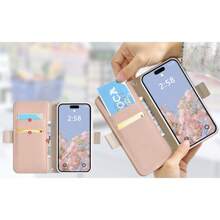 兼容 iPhone 7 钱包式手机壳、翻盖式单肩手机壳（兼容 iPhone 13）、适用于笔记本电脑的可爱智能手机壳、兼容 iPhone 14 的钱包式手机壳、兼容 iPhone 15 的时尚钱包式手机壳、兼容 iPhone 16 的轻质减震手机壳、磁性、支架、卡槽、成人、优雅、仿皮、柔软触感