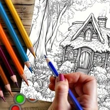 Sách tô màu Forest House 28 trang dành cho người lớn giúp giảm căng thẳng | Sách tô màu giúp thư giãn và giảm tâm trạng Quà tặng ngày lễ tình nhân, Quà tặng tiệc sinh nhật, Đồ dùng vẽ, Giáng sinh, Lễ tạ ơn, Halloween, Năm mới, Sinh nhật, Tiệc Giáng sinh và các Quà tặng tiệc ngày lễ khác, Quà tặng trở lại trường, 20x20cm, Giấy dày, Ngày của mẹ, Quà tặng của mẹ, Trở lại trường, Đồ dùng học tập - Một cỡ - Xem 3