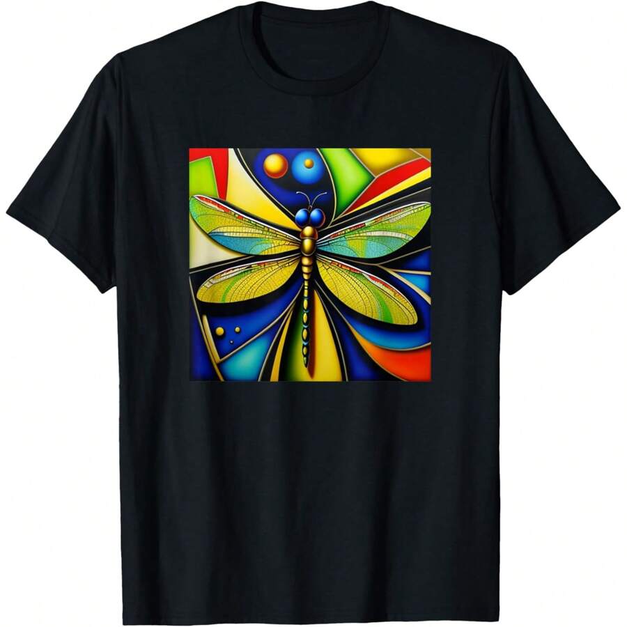 Dragonfly Colorful Insect Wings Dragonfly Lovers T-Shirt