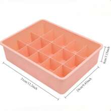 3 合 1 胸罩、内衣和袜子收纳盒，抽屉式带盖容器，适用于家庭整理篮子、盒子和容器卧室、整理器、家庭收纳、适用于女士白色 T 恤、女士黑色裤子、女士冬装、连衣裙、女士冬装、优雅女士连衣裙、女士白衬衫、长袖、女士白色连体裤、女士春季连衣裙、女士春季服装、春季、春季服装、极简主义、夏季上衣收纳 - 彩色 - 查看 7