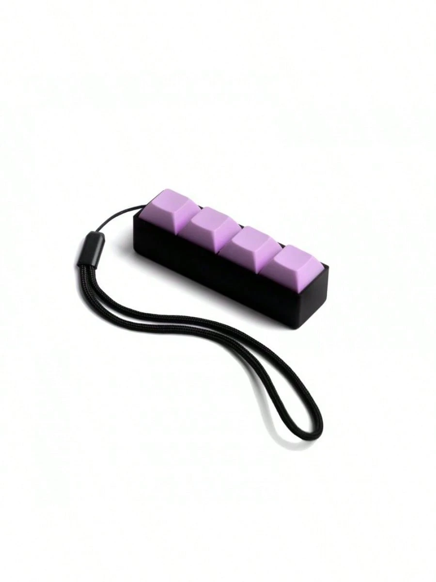 4 Key Mechanical Keyboard Keychain | SHEIN USA