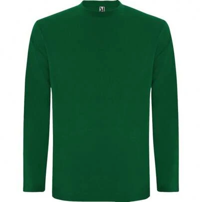 Roly Mens Extreme LongSleeved TShirt Activewear (Bottle Green) - 160gsm 100% Cotton
