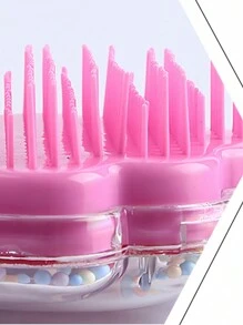 MY LITTLE PONY 1pc Seashell Airbag Comb, Plastic Print Comb With Transparent Glitter, Cute Cartoon Style Hair Brush, Suitable For Everyday, Commute, Birthday, Holiday Gifts, Christmas, Thanksgiving, Valentine's Day, Wedding Decor, Home Decor, Room Decor Party Favors Bride Graduation Birthday Decorations Party Decorations Bachelorette