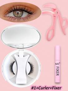 1 Pair Magnetic Eyelashes Soft Magnetic Lashes With Applicator, Lash Fixer, 3s Application 1s Removal Top Quality Hot Sell No Glue Needed Soft Magnets False Eyelashes Waterproof - Fluffy Lashes - View 13