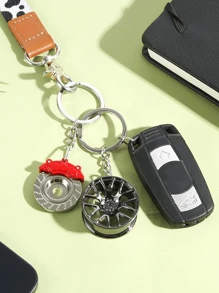 1 件/3 件/5 件/8 件汽车爱好者钥匙扣、手动变速杆、轮辋、扳手、涡轮增压器、刹车盘钥匙扣、汽车配件、汽车爱好者礼品套装、汽车卡车自行车、汽车零件钥匙扣、汽车零件钥匙扣、汽车零件钥匙扣套装可用于悬挂钥匙、小饰品、工作卡等。汽车配件包魅力学校可爱哥特 Y2k - 彩色 - 查看 4