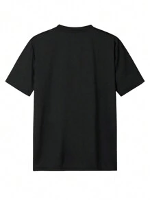 Camiseta personalizada y personalizada para hombres, camiseta suelta y cómoda con diseño gráfico. Personaliza con tu propia foto y texto/logotipo para parejas, familia, mascotas, regalos. Camiseta personalizable de manga corta para esposo o novio (para esposa/familia/amigo/fiesta/equipo/novia/ropa de trabajo/mascota/pareja a juego/regalos/regalos de aniversario/regalos de cumpleaños/regalos de boda)