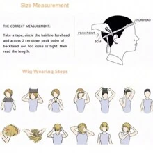 New African Wig Hair, European And American Wig, Women's Short Curly Hair, Explosive Head Mechanism, Synthetic Fiber Wigs For Daily Use, Halloween Wigs - 黑色 - 查看 6