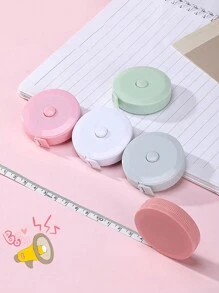 2pcs Customized Adorable Scandinavian Style Mini Measuring Tape, Compact Soft Leather Ruler For Body Measurement, Waist, Hip, Chest Circumference, Height, Student's Cute Measuring Tool, Personalized Slide Gift, Valentine's Day, Ramadan Small Gift