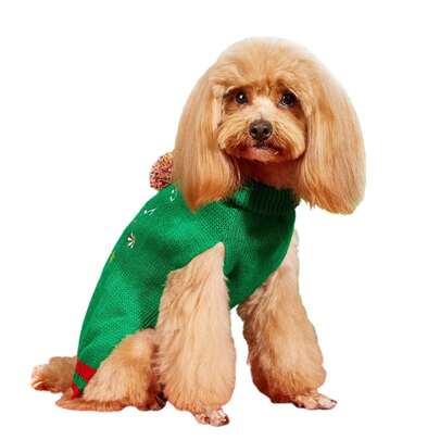 Dog Pet Christmas Knit Sweater Cartoon Snowman Print Outfit Custume Holiday Outfit Winter Clothes