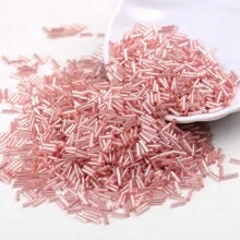 20g/50g/100g 时尚多彩夜光玻璃管珠，DIY 珠宝制作用品，适用于手链、项链、服装装饰、手工艺品 - 2X6玻璃管珠 - 查看 14