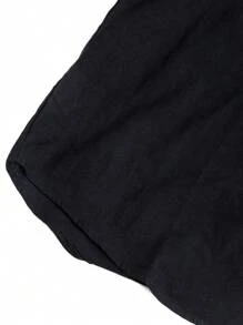 Men's Hooded Shirt - màu đen - Xem 8