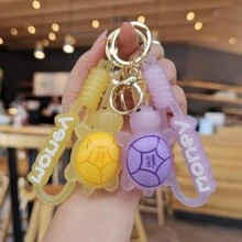 1 件迷你乌龟钥匙扣，创意乌龟“富贵”背包吊饰，可爱汽车配件，小礼物，家居装饰，房间装饰，墙壁装饰